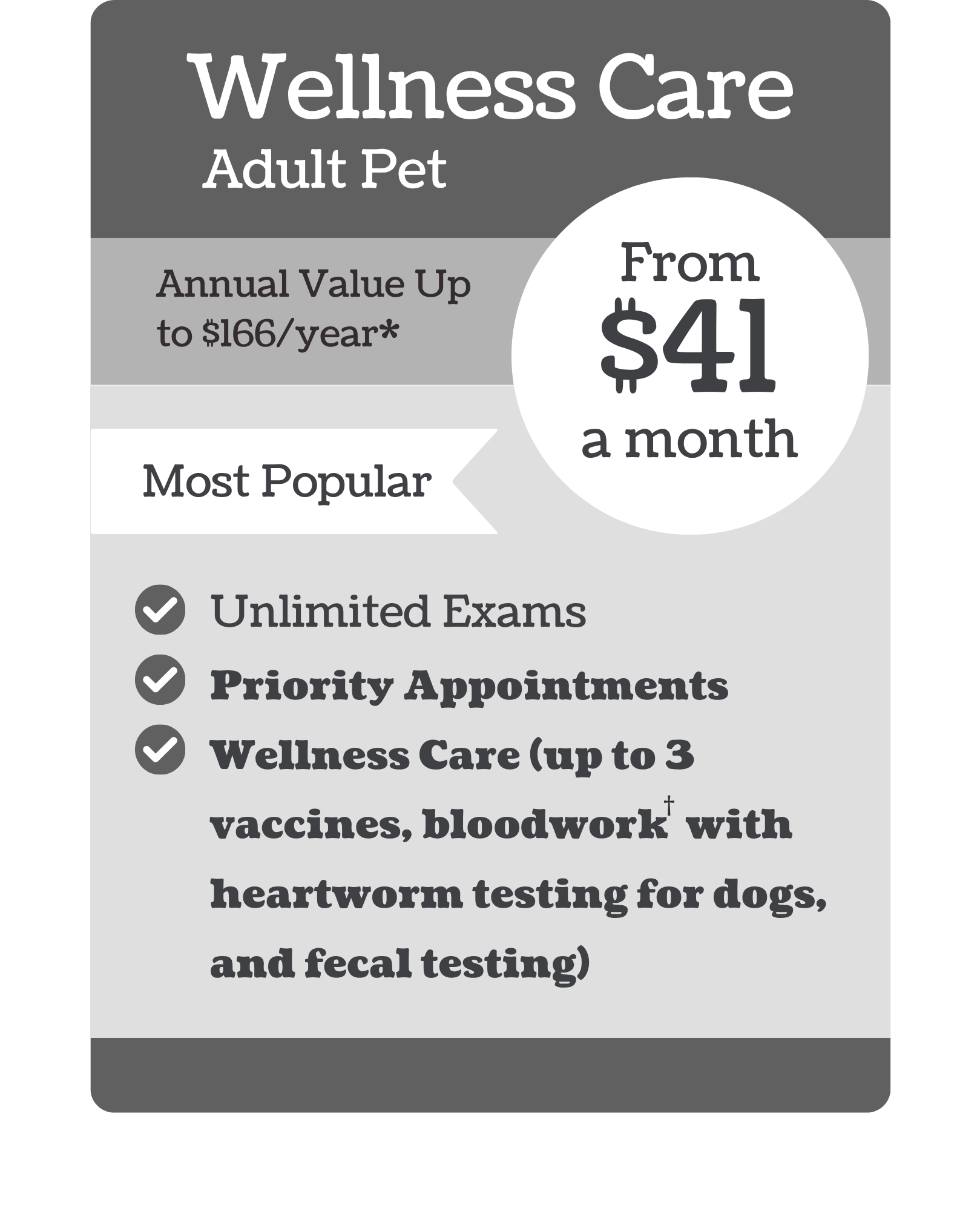 Santee VIPet Plan_pricing_Wellness_Rustic